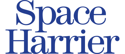 Space Harrier logo for Sega Master System